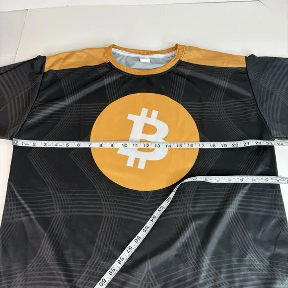 Bitcoin Jersey Shirt Grey And Orange, XL, 21Milliom - Picture 4 of 5